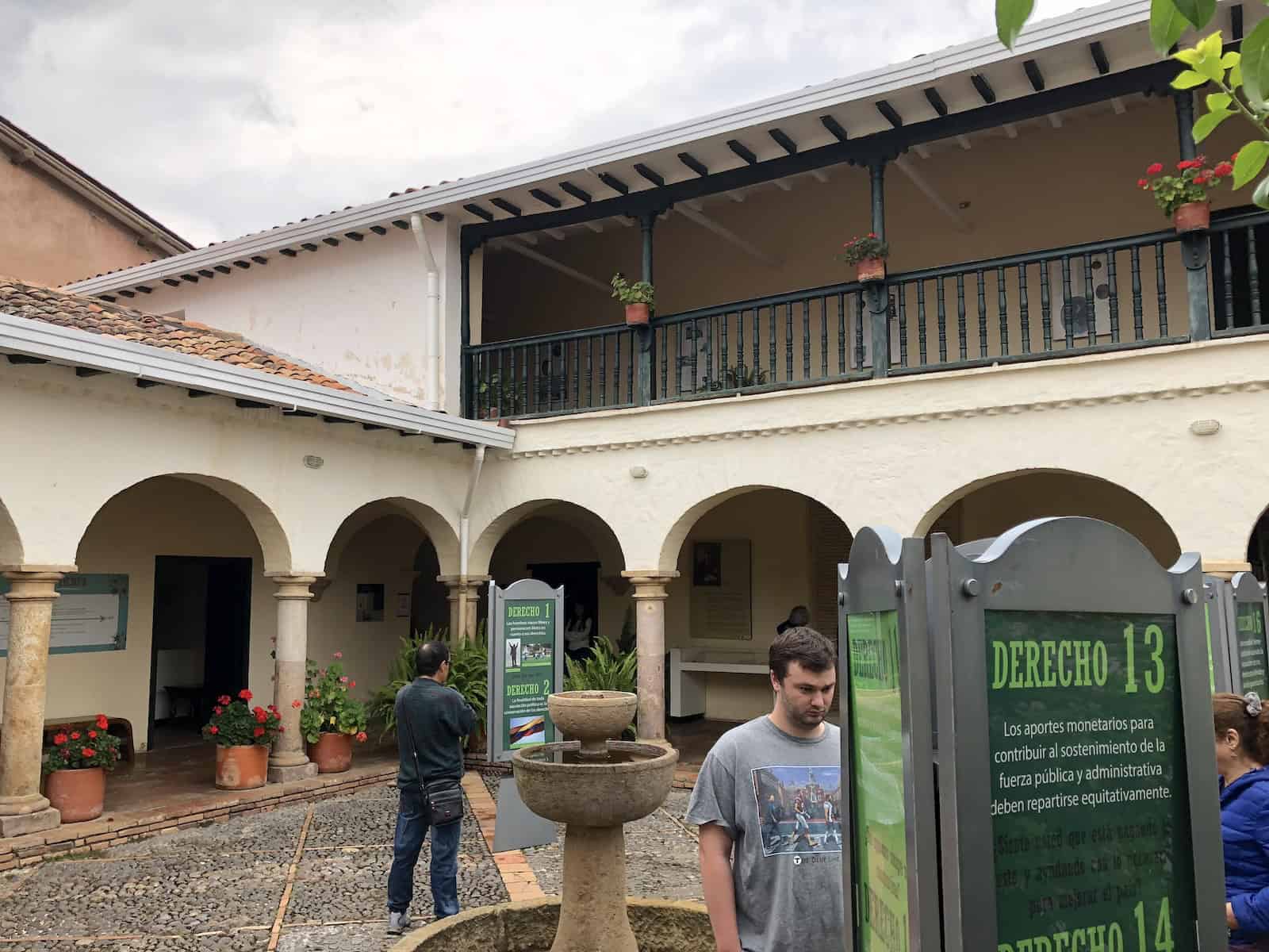 Patio at the Antonio Nariño House Museum