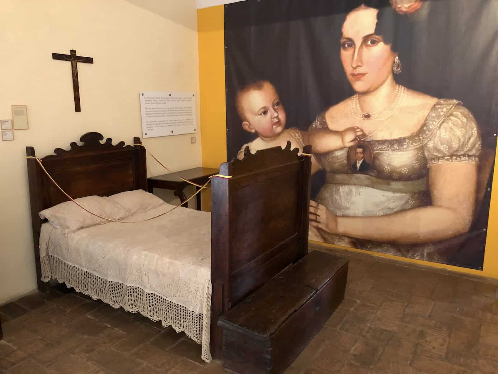 Second floor at the Antonio Nariño House Museum in Villa de Leyva, Boyacá, Colombia