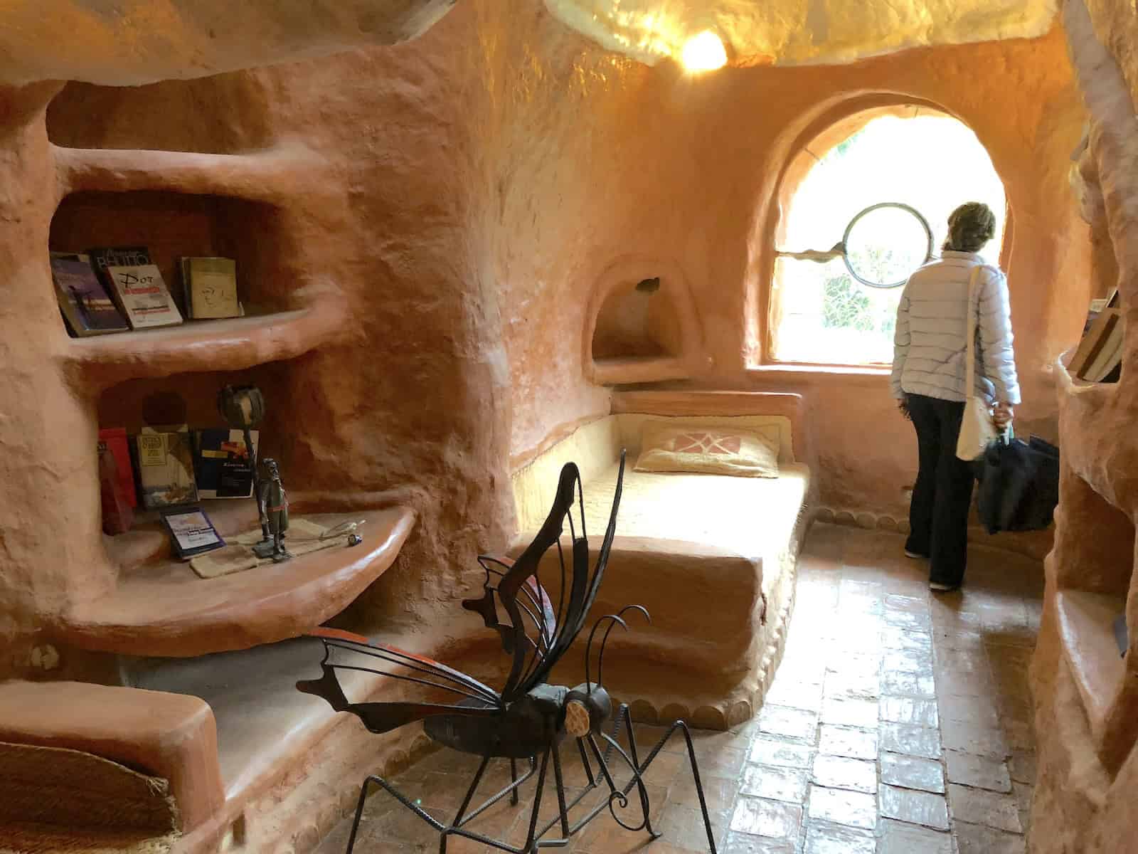 Reading room at Casa Terracota