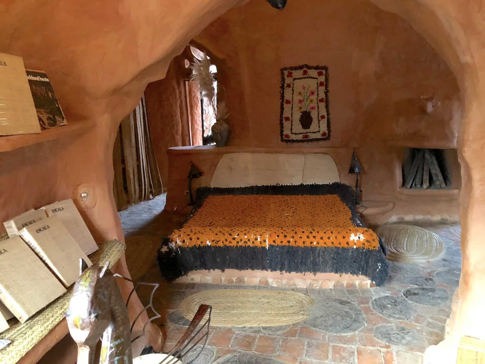 Master bedroom at Casa Terracota in Villa de Leyva, Boyacá, Colombia