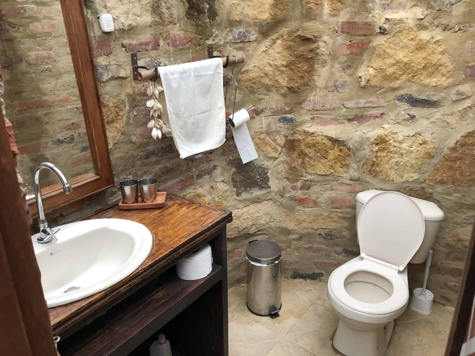 Bathroom at Little Glass House