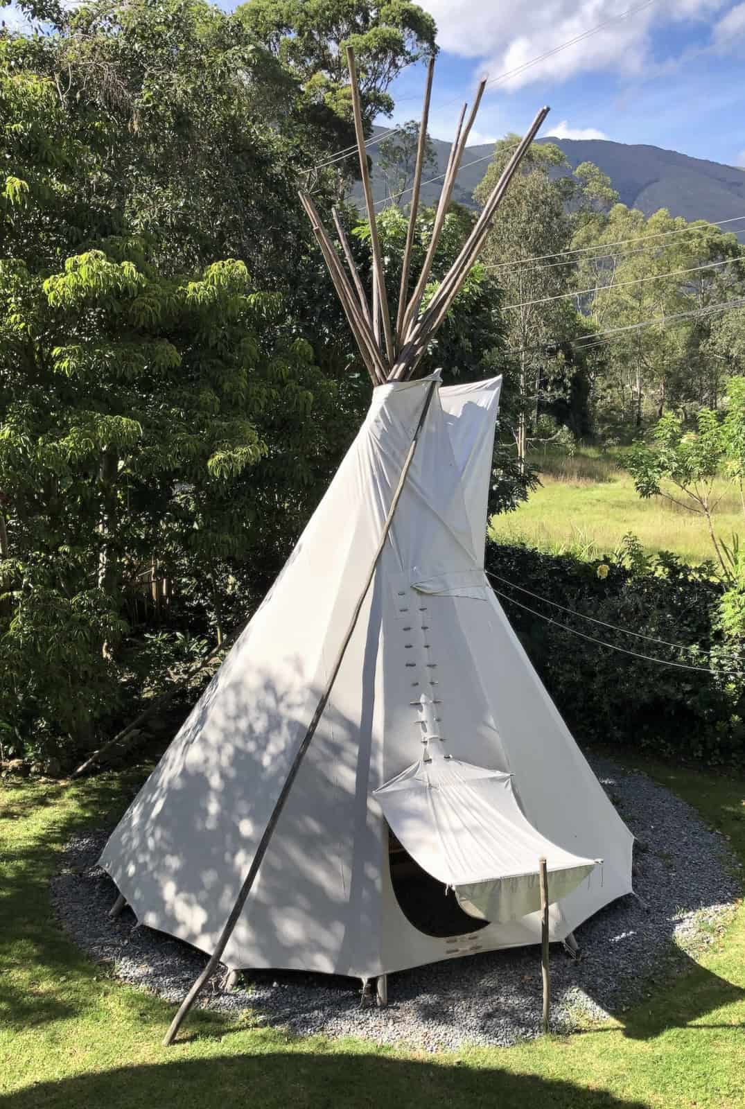 Teepee at Casa del Arte