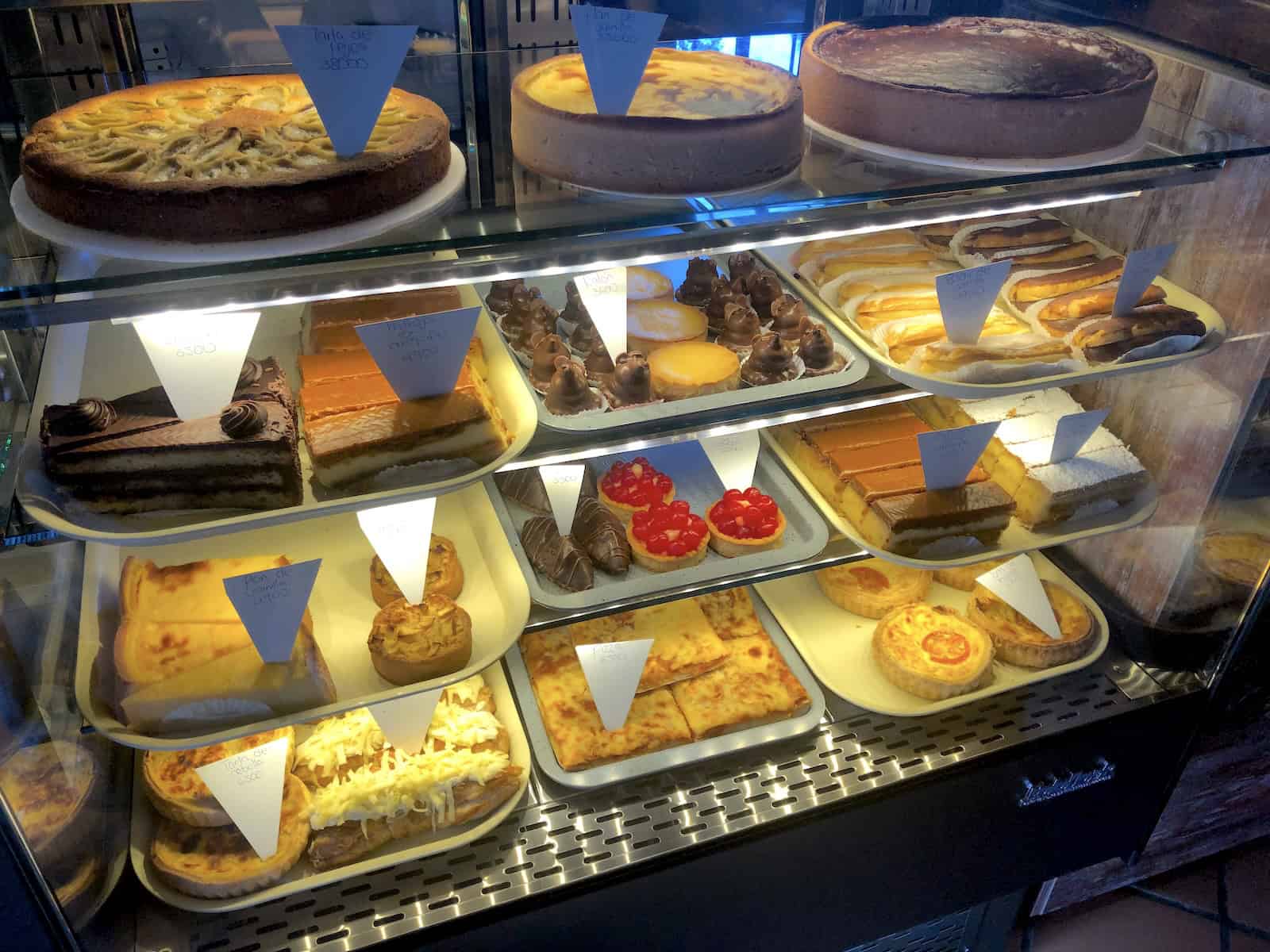 Just a few of the pastries at Pastelería Francesa in Villa de Leyva, Boyacá, Colombia