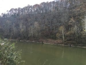 Green River at Mammoth Cave National Park in Kentucky
