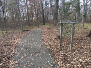 Old Guide's Cemetery Trail at Mammoth Cave National Park in Kentucky
