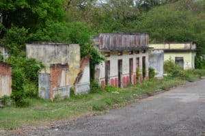 Ruins in Armero, Tolima, Colombia