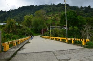 Bridge in Pijao, Quindío, Colombia