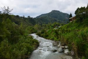 Río Lejos in Pijao, Quindío, Colombia