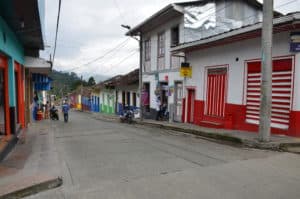 Calle Real in Pijao, Quindío, Colombia