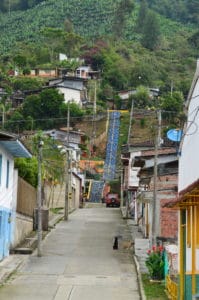 Stairs in Pijao, Quindío, Colombia