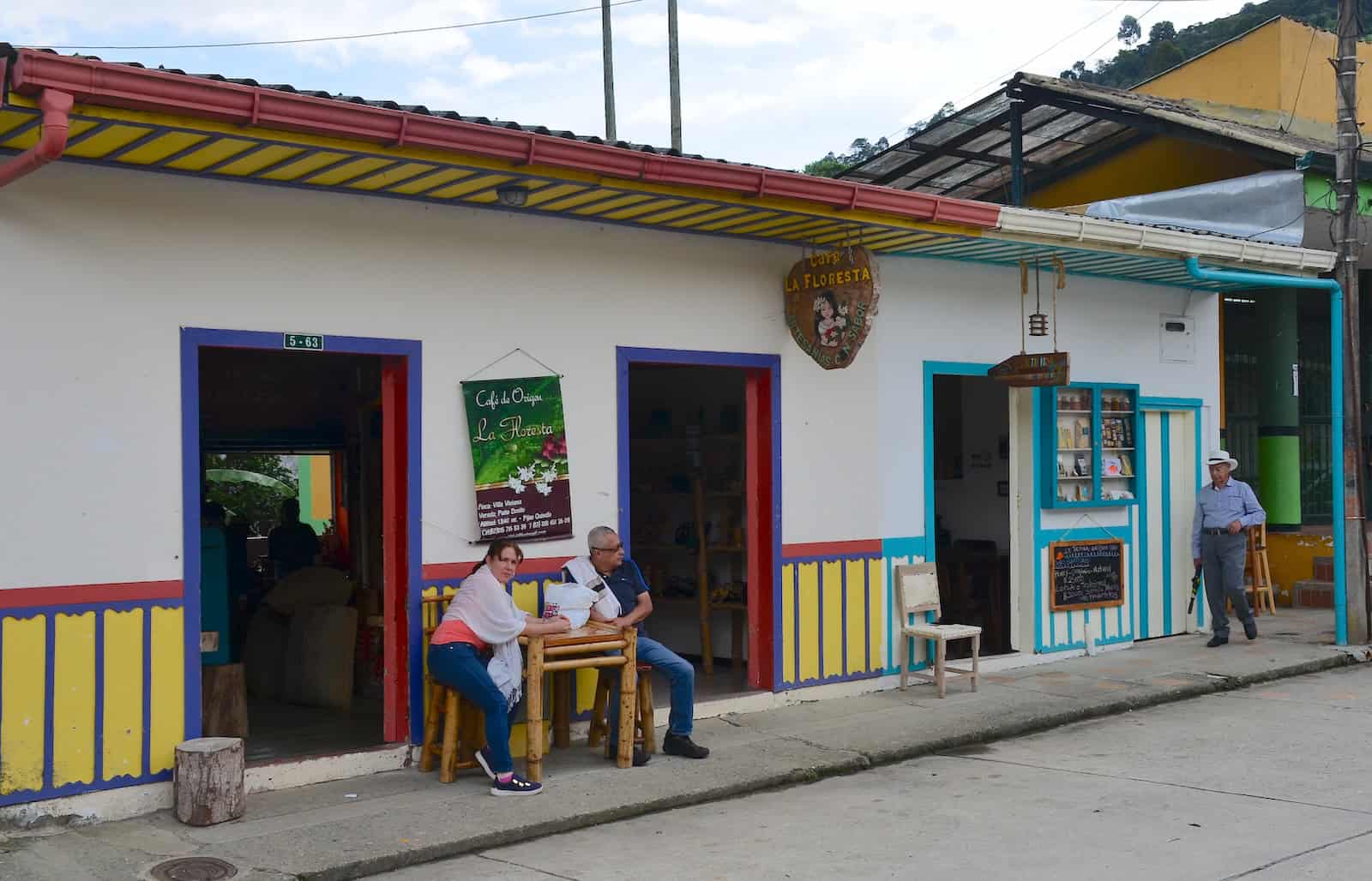 Café La Floresta in Pijao, Quindío, Colombia