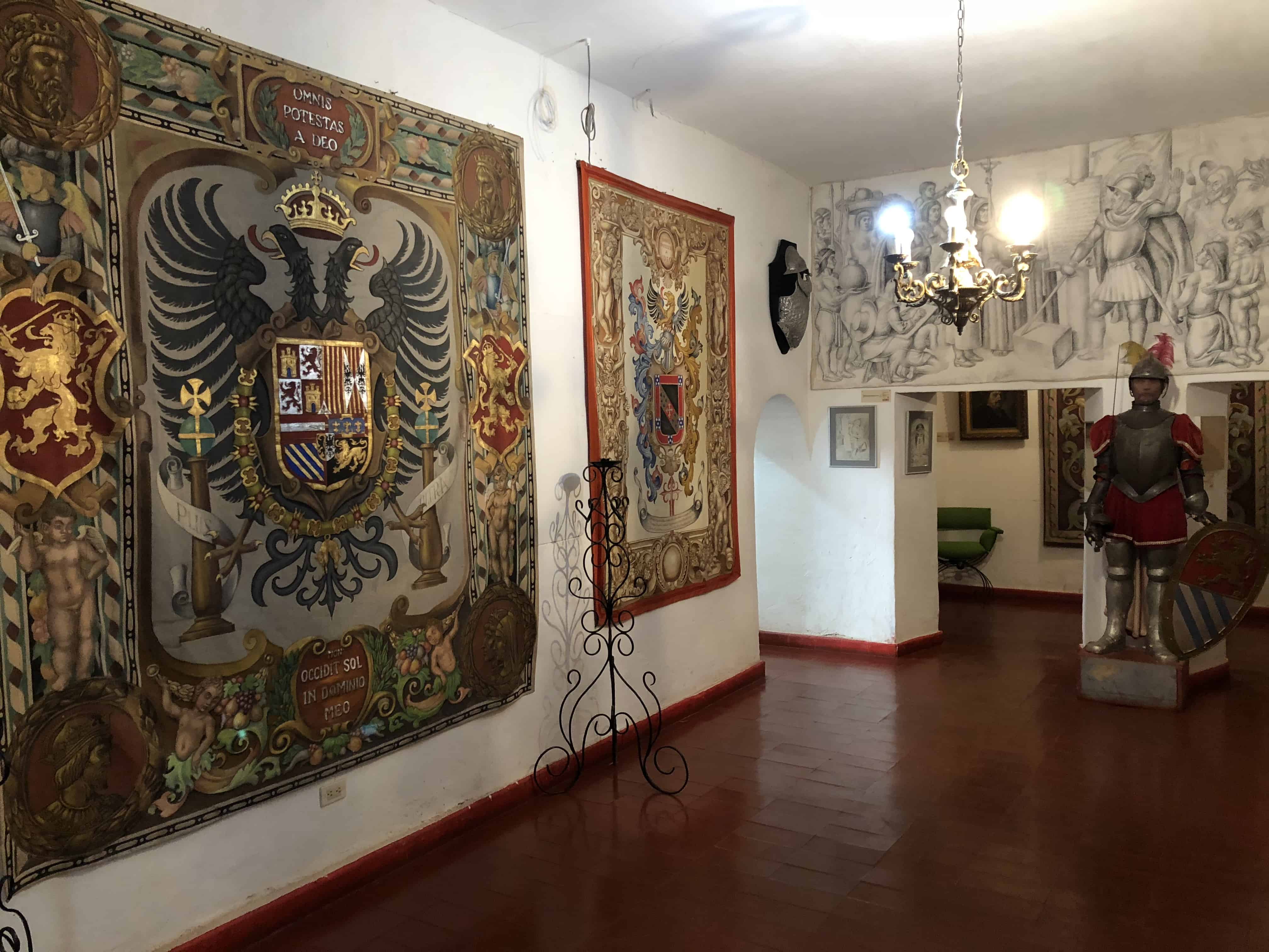 Tapestries at Casa Museo Luis Alberto Acuña in Villa de Leyva, Boyacá, Colombia