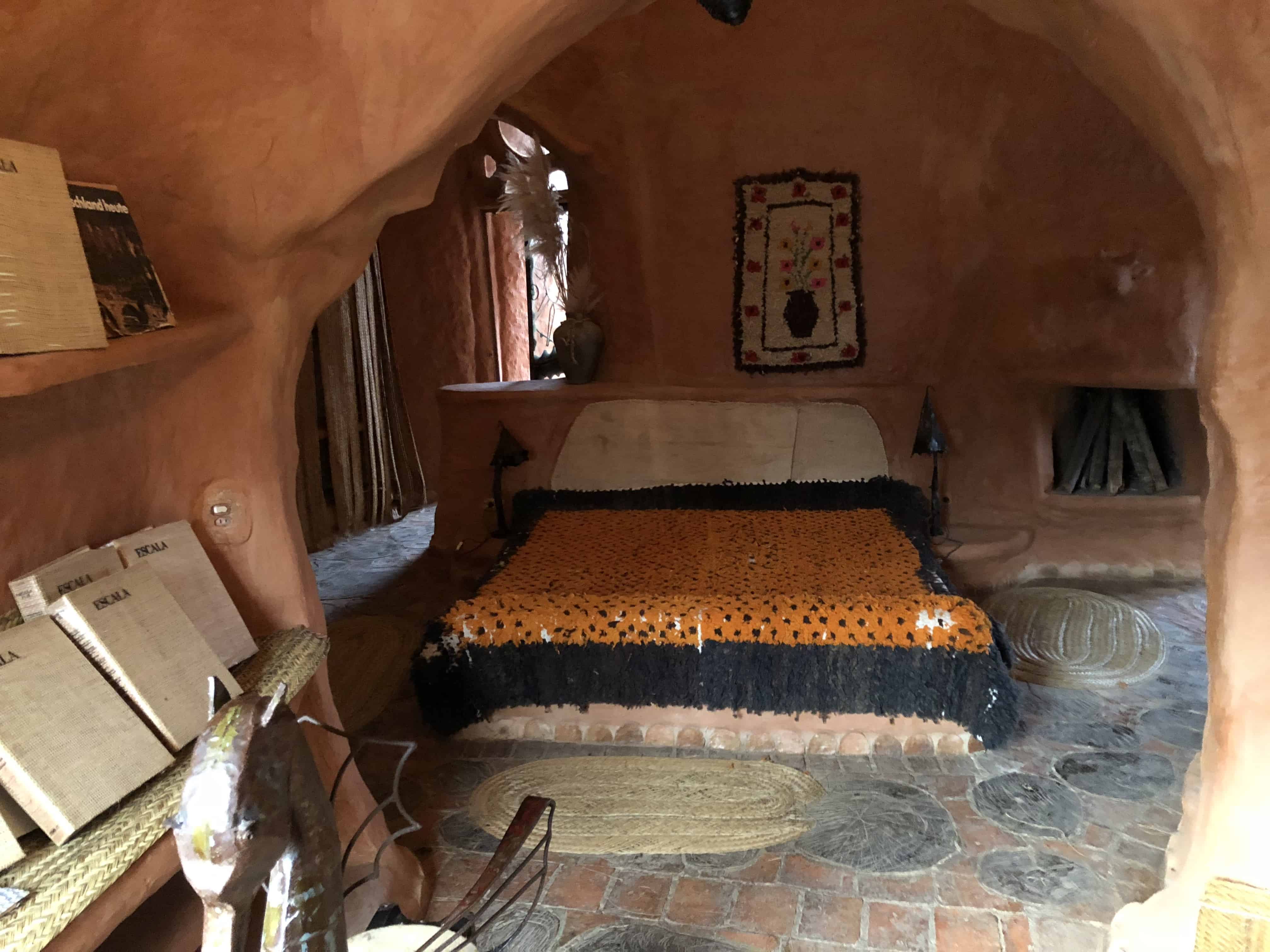Master bedroom at Casa Terracotta in Villa de Leyva, Boyacá, Colombia