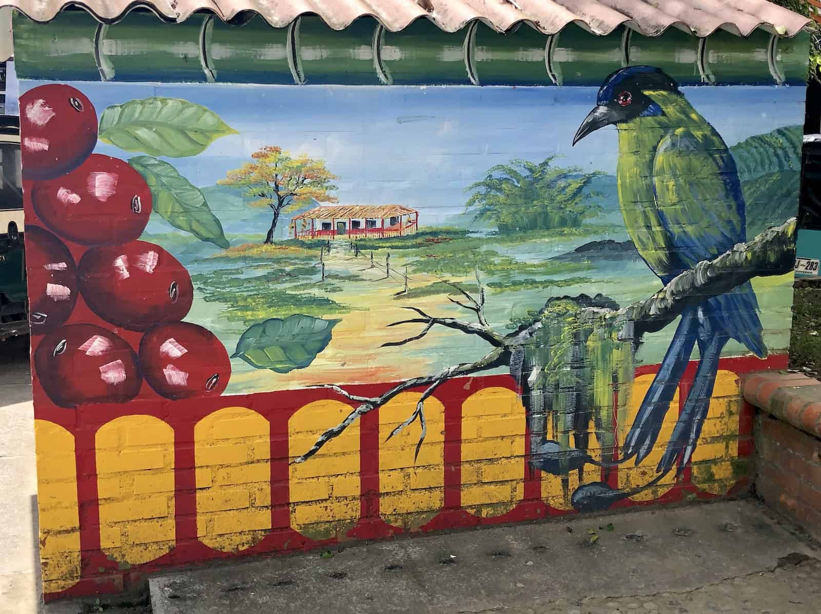 Mural in Buenavista, Quindío, Colombia