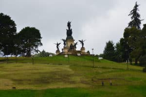Monumento a Bolívar at Puente de Boyacá in Colombia