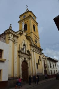 Iglesia de Santa Bárbara in Tunja, Boyacá, Colombia