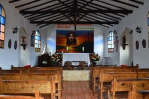 Church at Pueblito Boyacense in Duitama, Boyacá, Colombia