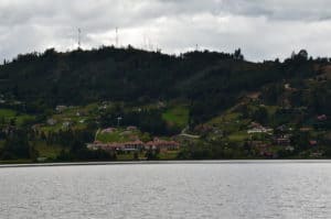 Lago Sochacota in Paipa, Boyacá, Colombia