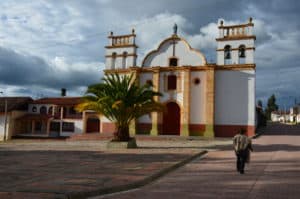 Church in Tota, Boyacá, Colombia