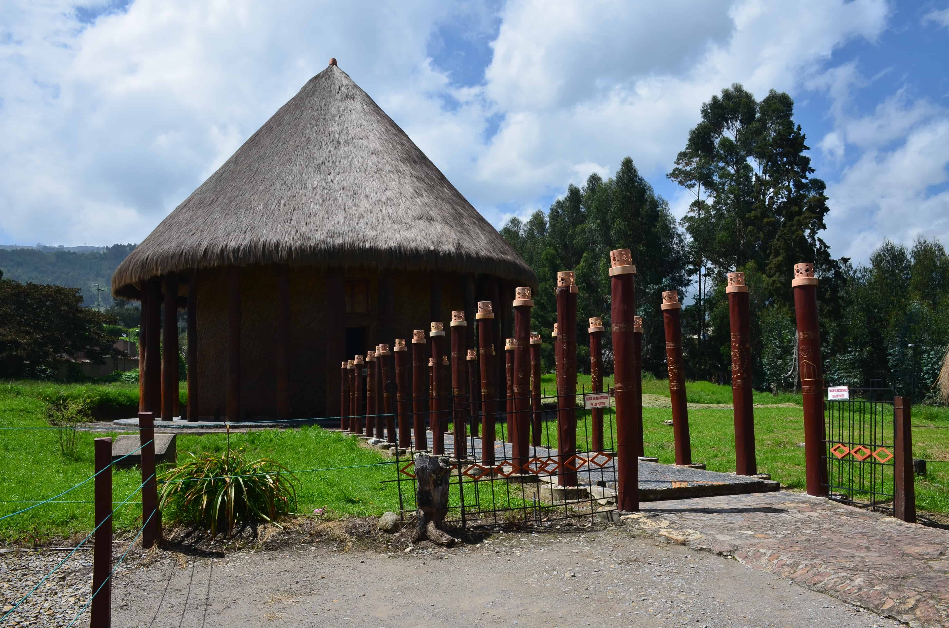 Sun Temple at Suamox Archaeological Museum in Sogamoso, Boyacá, Colombia