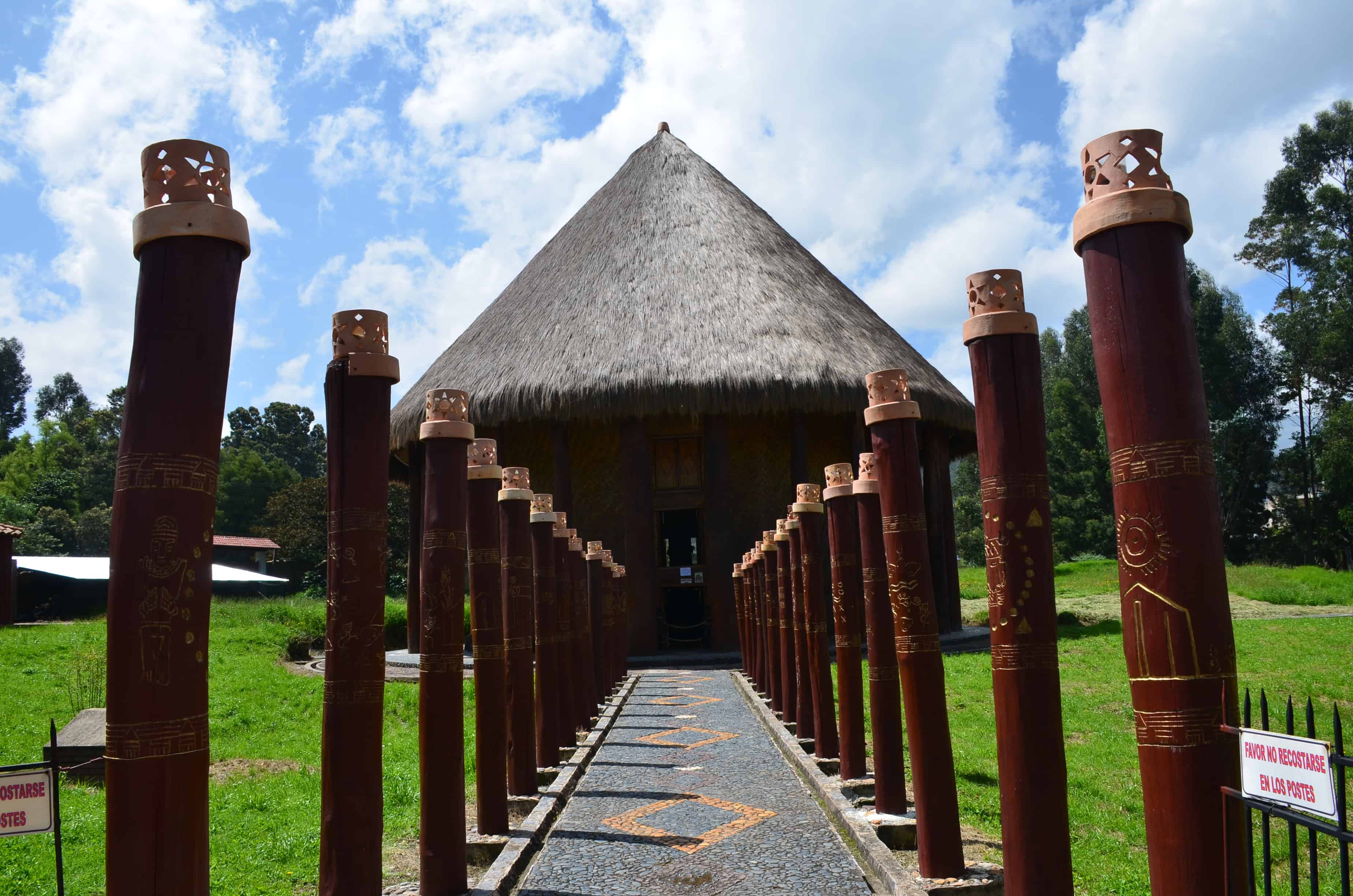 Sun Temple at Suamox Archaeological Museum in Sogamoso, Boyacá, Colombia