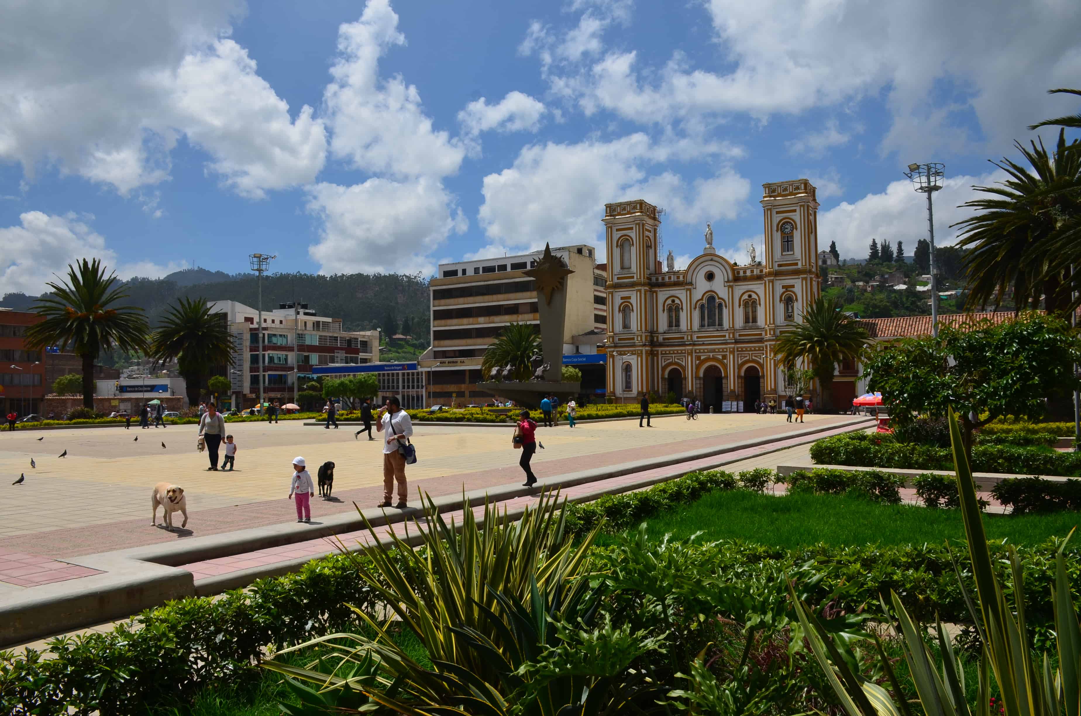 Plaza de la Villa in Sogamoso, Boyacá, Colombia