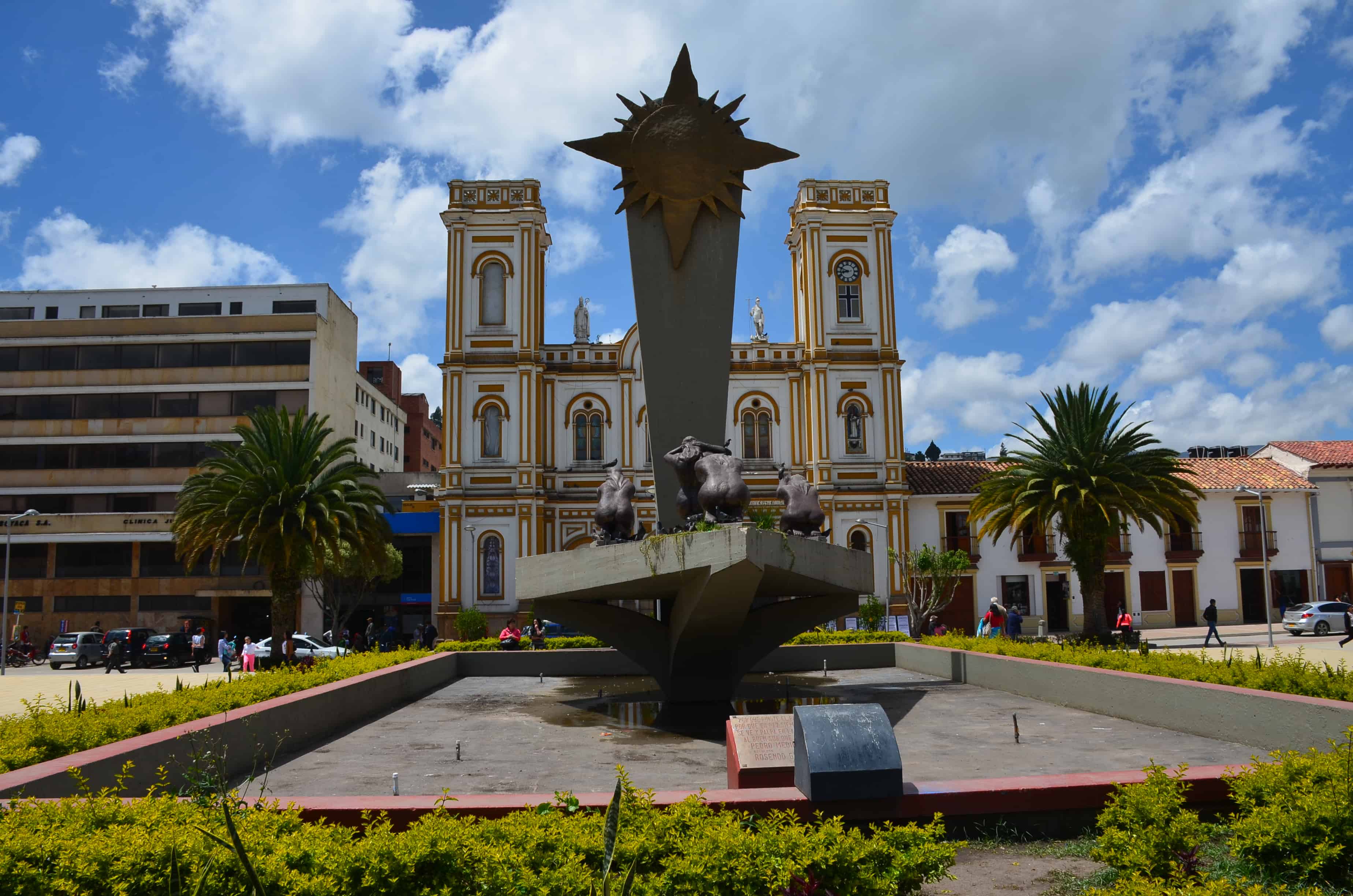 Monument to the sun in Sogamoso, Boyacá, Colombia