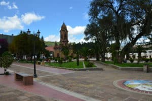 Plaza in Nobsa, Boyacá, Colombia