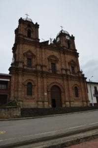 Church in Mongua, Boyacá, Colombia