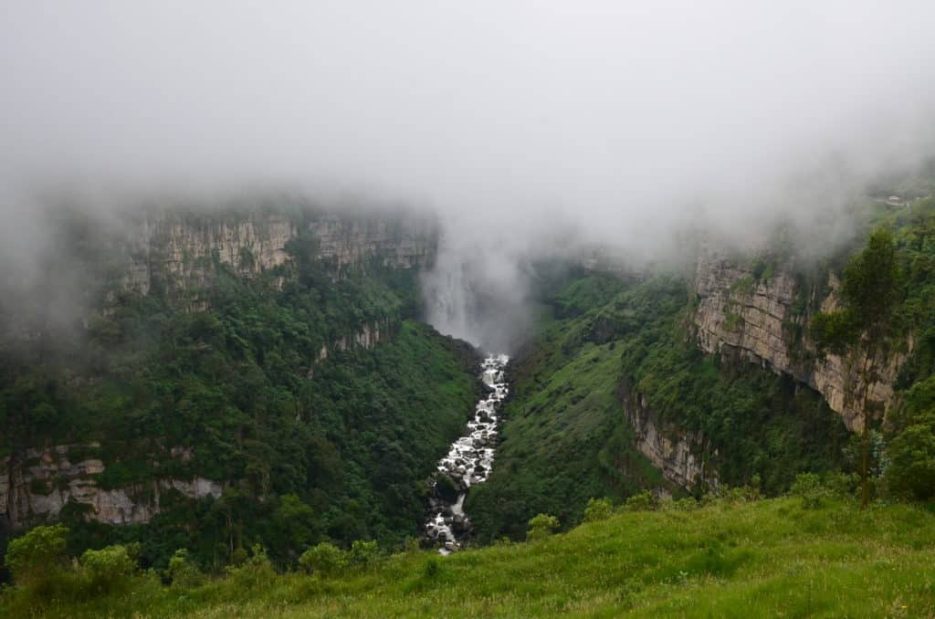 Salto del Tequendama in Cundinamarca, Colombia