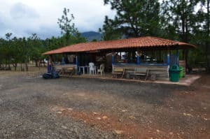 Entrance at Pozos Azules near Villa de Leyva, Boyacá, Colombia