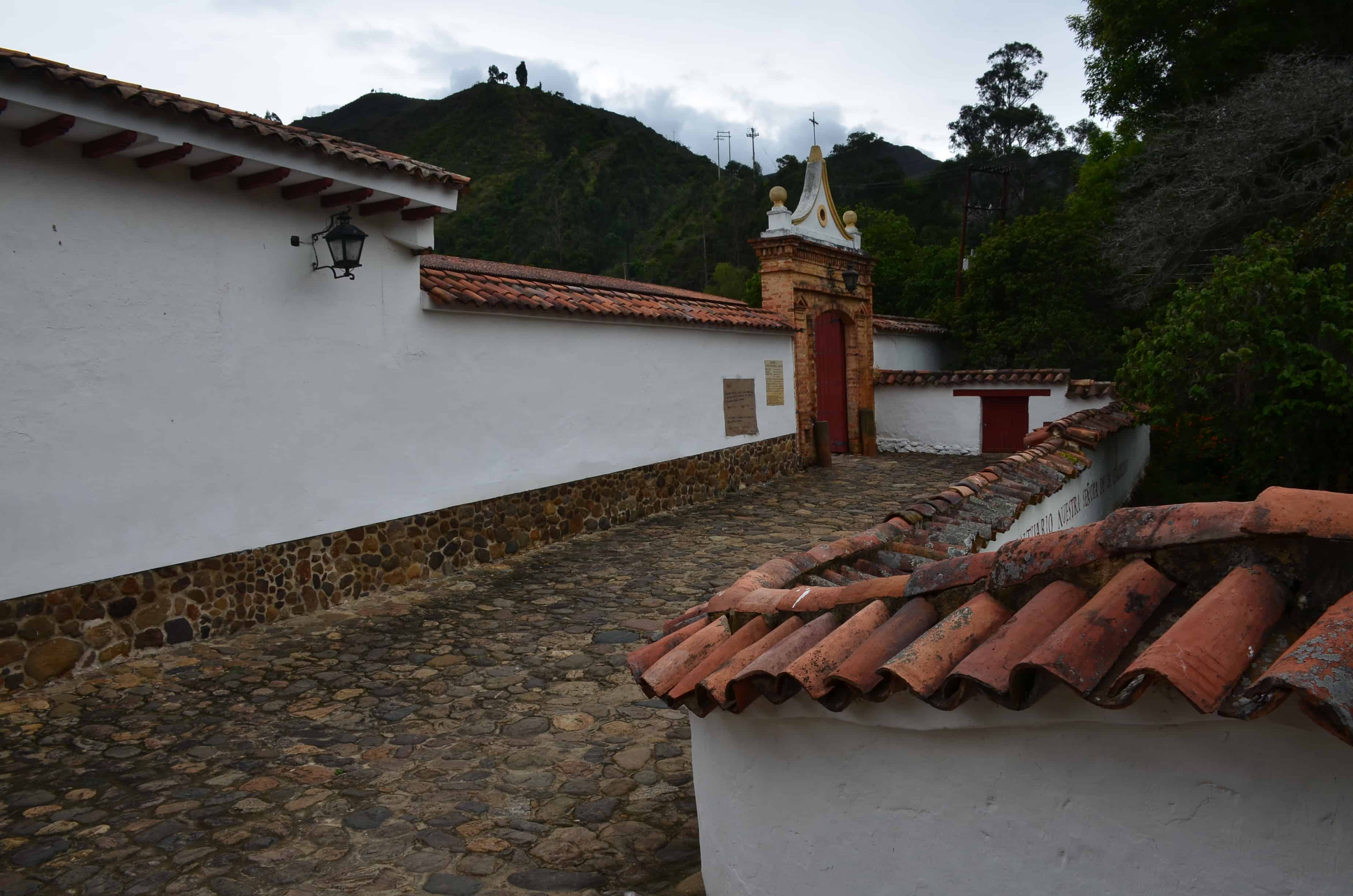 Entrance to La Candelaria Monastery, Boyacá, Colombia