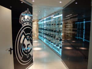 Best Club Ever Room at Estadio Santiago Bernabéu in Madrid, Spain