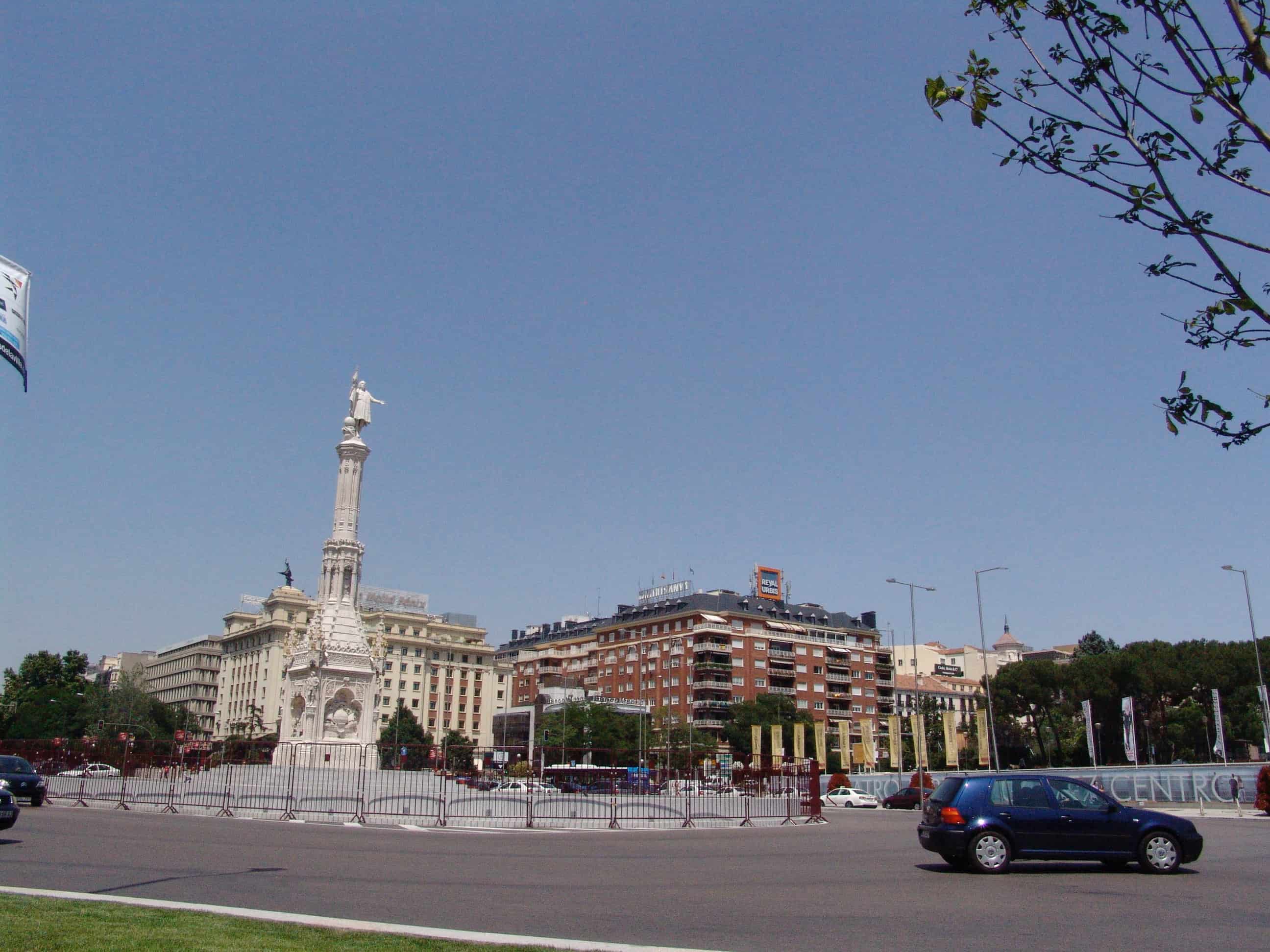 Plaza de Colón in Madrid, Spain