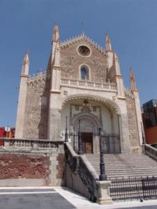 Iglesia de San Jerónimo el Real in Madrid, Spain