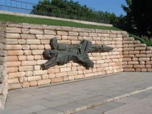 Monumento a los Caídos en el Cuartel de la Montaña in Madrid, Spain