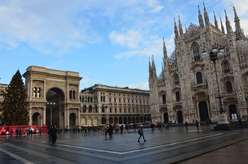 Piazza del Duomo in Milan, Italy