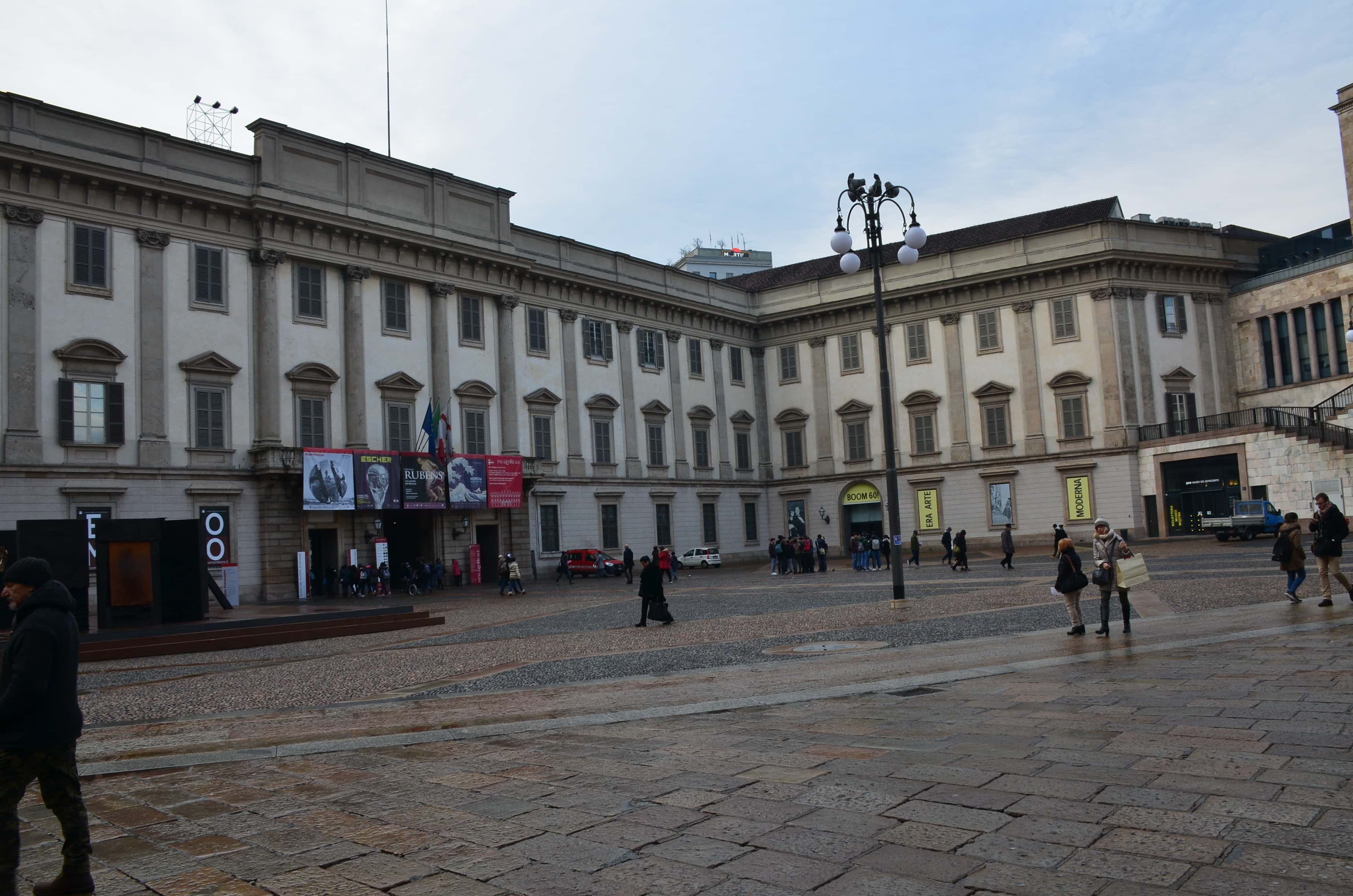 Royal Palace in Milan, Italy