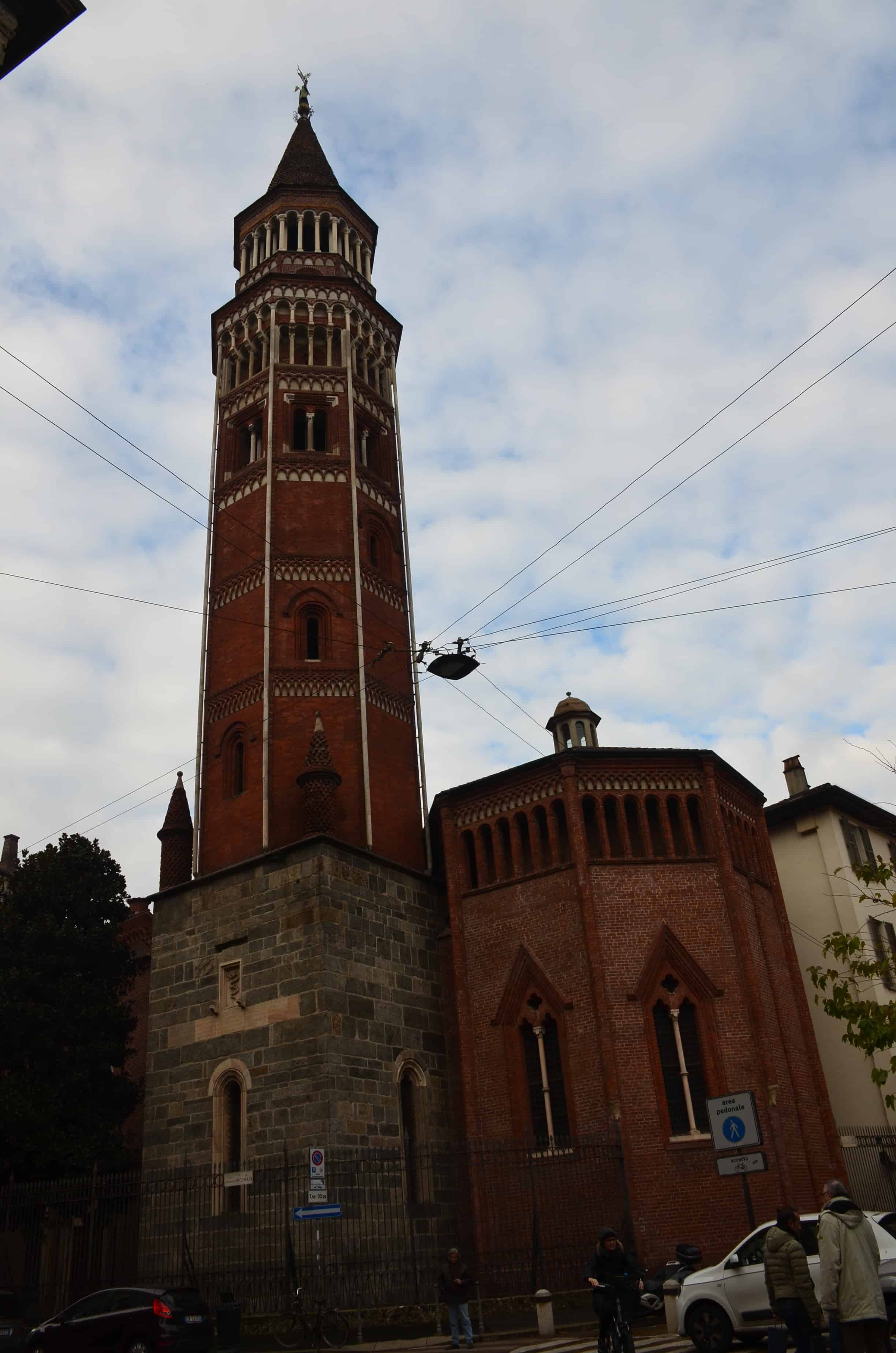 Church of San Gottardo in Corte in Milan, Italy