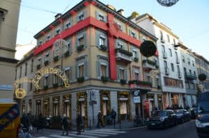 Cartier on Via Monte Napoleone in Milan, Italy