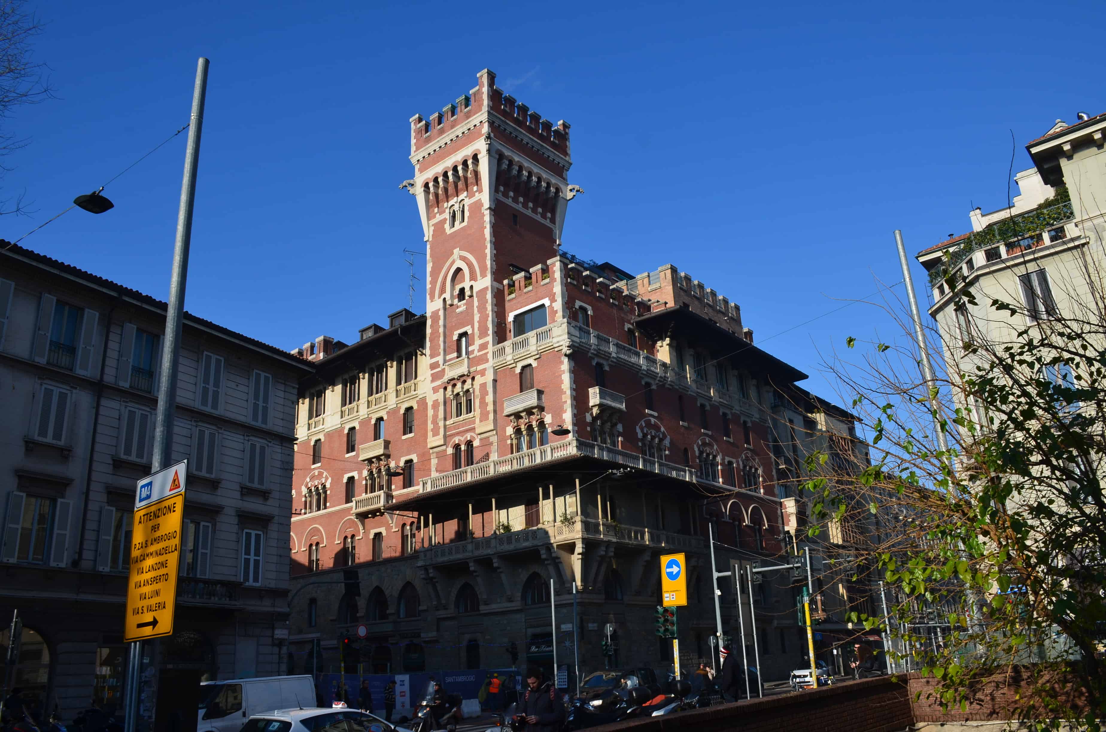 Cova Castle in Milan, Italy