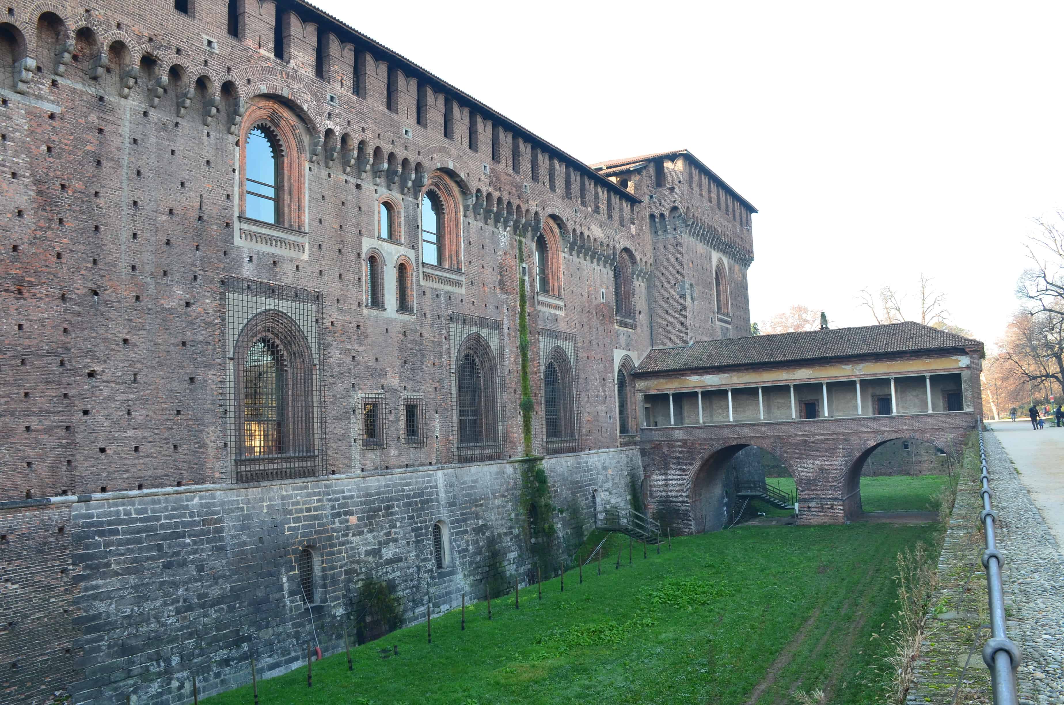 Ponticella at Sforza Castle in Milan, Italy
