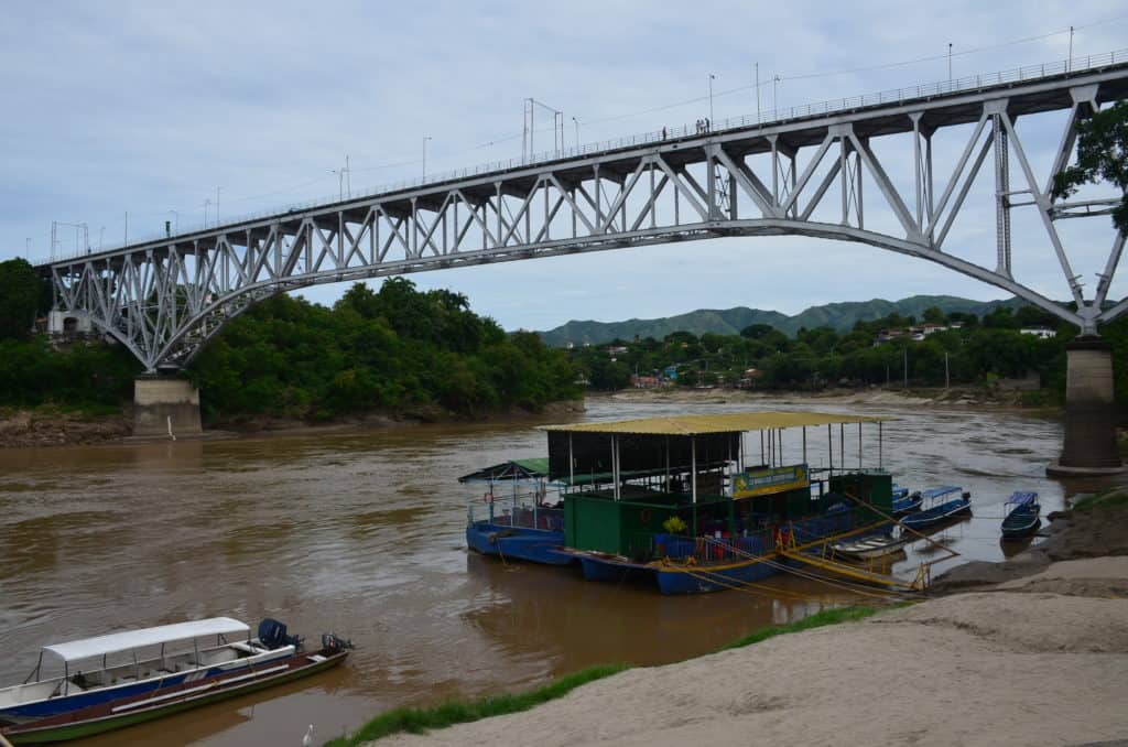 Railroad bridge in Girardot, Cundinamarca, Colombia