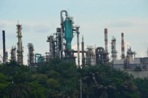 Oil refinery in Barrancabermeja, Santander, Colombia