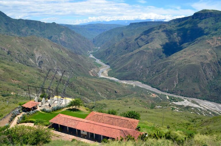 Chicamocha Canyon at Chicamocha National Park in Santander, Colombia