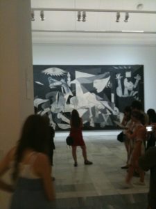 Picasso's Guernica at Museo Nacional Centro de Arte Reina Sofía in Madrid, Spain