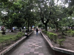 Parque Simón Bolívar in La Dorada, Caldas, Colombia