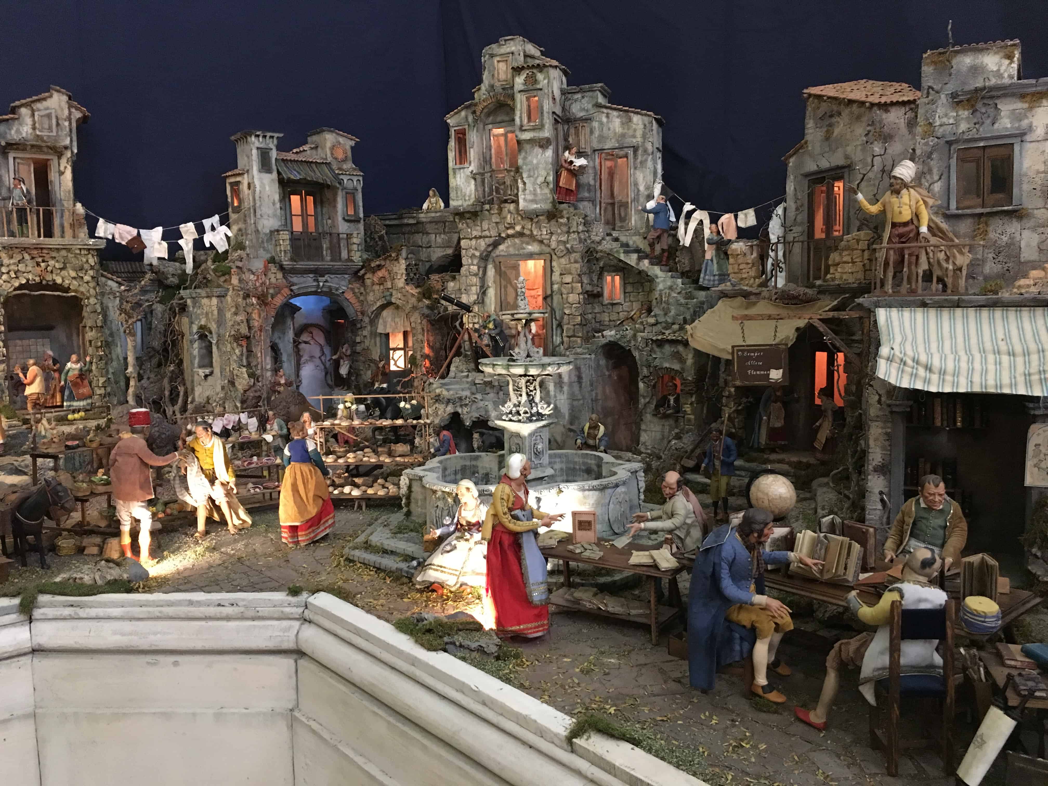 Another look at the nativity scene at the Royal Palace in Madrid, Spain