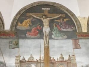 Crucifixion in Milan, Italy