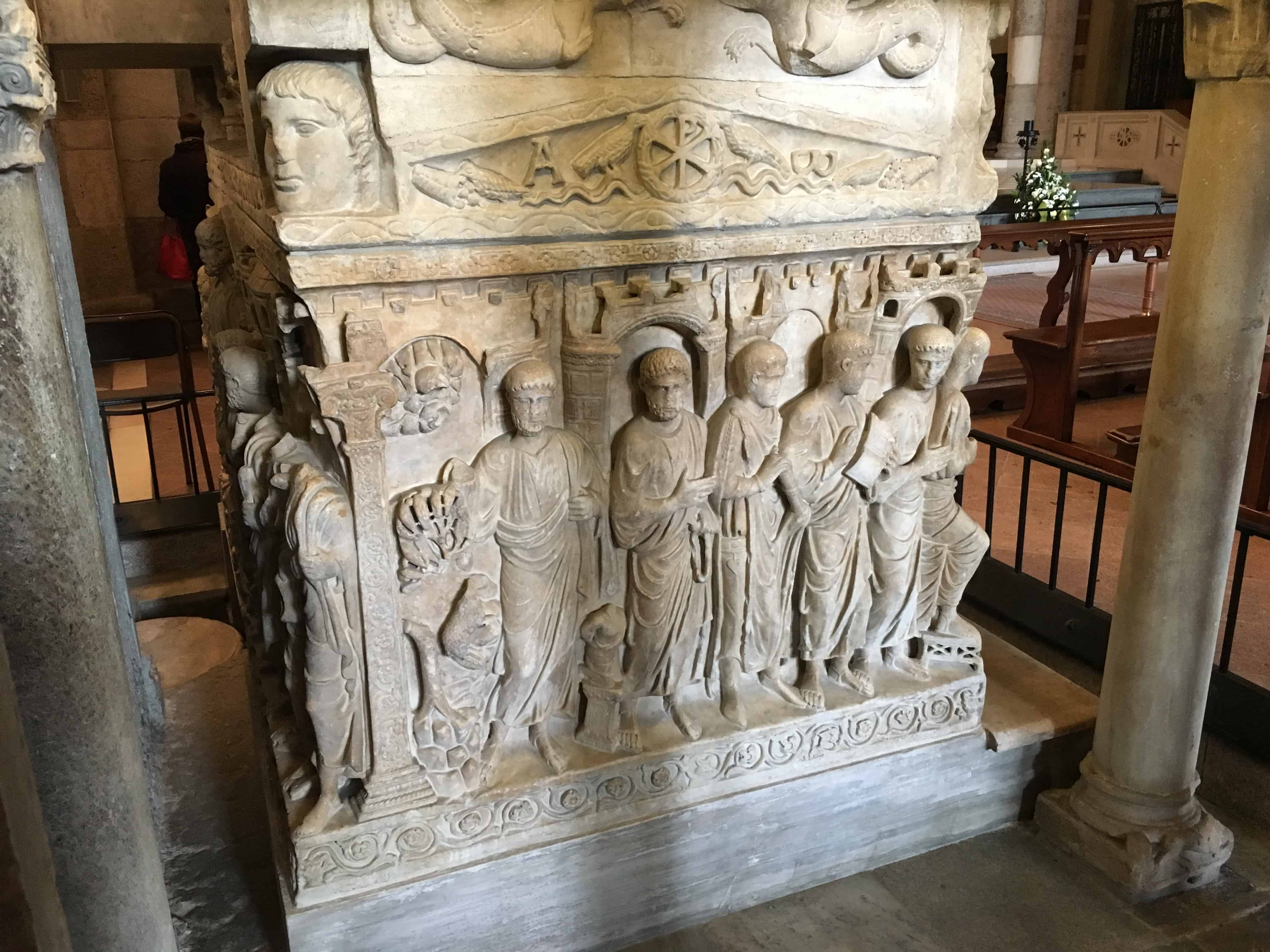 Stilicho's Sepulchre at the Basilica of Saint Ambrose in Milan, Italy